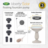 Blagdon Liberty Solar 180 Floating Fountain Pump - Amazing Amazon