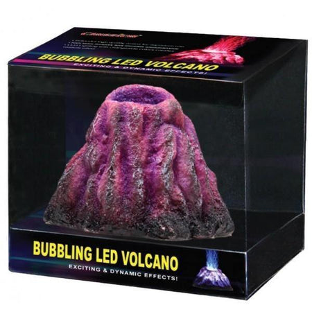 Imagitarium bubbling led volcano aquarium cheap ornament