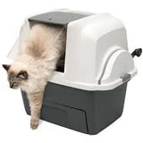 Catit Smartsift Airsift Deluxe Hooded Cat Pan Litter Tray Set - Amazing Amazon