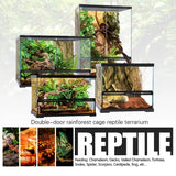 Deluxe Reptile Terrarium 30cm x 30cm x 60cm - Amazing Amazon