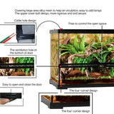 Deluxe Reptile Terrarium 45cm x 45cm x 60cm