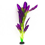 Plastic Aquarium Silk Plant Purple 50cm - Amazing Amazon