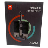 Qanvee X200-A Aquarium Sponge Filter with Media